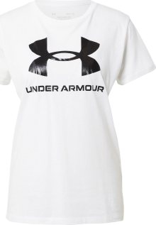 Funkční tričko \'Live\' Under Armour černá / bílá