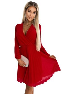Dámské šaty NUMOCO 313-13 ISABELLE | červené | XS
