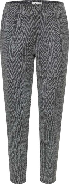 Kalhoty \'Kate\' Ichi šedá / černá