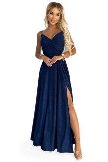 Dámské šaty Numoco 299-10 CHIARA | tmavě modrá | S