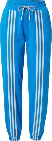 Kalhoty \'Adicolor 70S 3-Stripes\' adidas Originals nebeská modř / bílá
