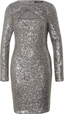 Koktejlové šaty \'BRAIR\' Lauren Ralph Lauren stříbrně šedá