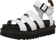Páskové sandály \'Blaire\' Dr. Martens černá / bílá