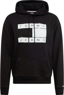 Mikina Tommy Jeans světle šedá / černá
