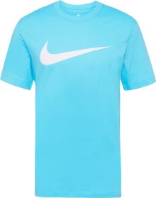Tričko Nike Sportswear tyrkysová / bílá