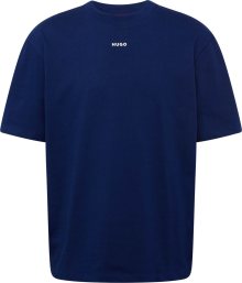 Tričko \'Dapolino\' HUGO námořnická modř / bílá