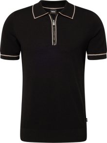 Tričko \'Oleonardo\' BOSS Black oranžová / černá / bílá