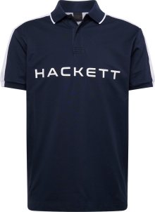 Tričko Hackett London námořnická modř / bílá