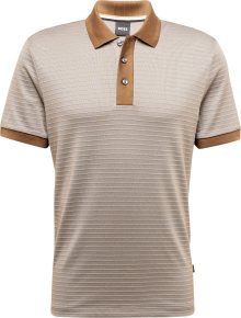 Tričko \'Prout\' BOSS Black velbloudí / hnědá / kámen