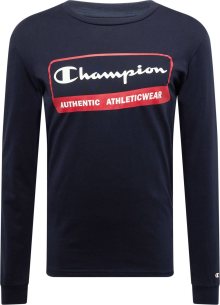 Tričko Champion Authentic Athletic Apparel námořnická modř / grenadina / bílá