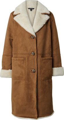 Zimní kabát Lauren Ralph Lauren krémová / velbloudí