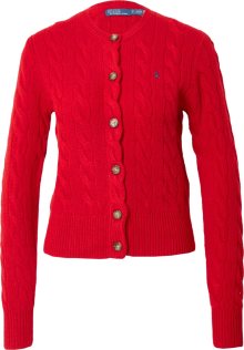 Kardigan Polo Ralph Lauren modrá / ohnivá červená