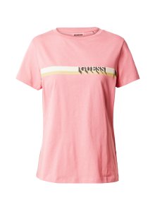 Funkční tričko \'Monday\' Guess starobéžová / světle žlutá / růžová