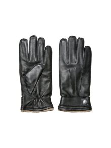 Prstové rukavice \'Poul\' Selected Homme černá