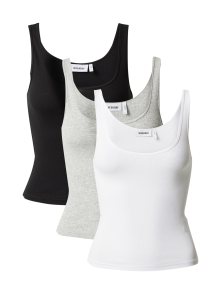 Top Weekday šedý melír / černá / offwhite