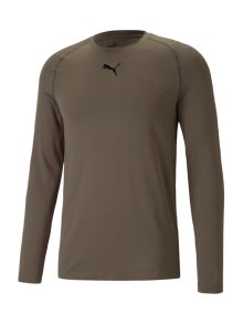 Funkční tričko Puma olivová / černá