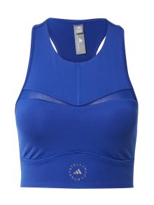 Sportovní top adidas by stella mccartney královská modrá / světle šedá