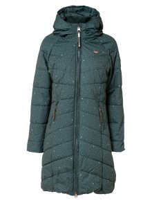Funkční kabát \'DIZZIE\' Ragwear smaragdová / bílá