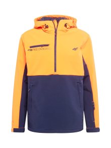 Outdoorová bunda 4F námořnická modř / žlutá