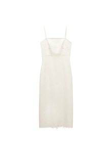 Šaty \'Estrella\' Mango bílý melír