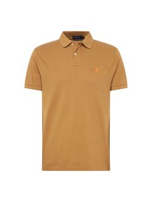 Tričko Polo Ralph Lauren velbloudí / oranžová