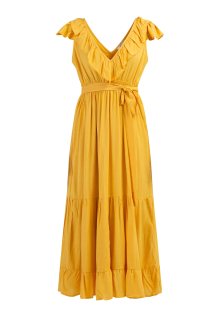 Letní šaty IZIA žlutá
