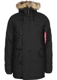 Zimní bunda \'Explorer\' alpha industries černá