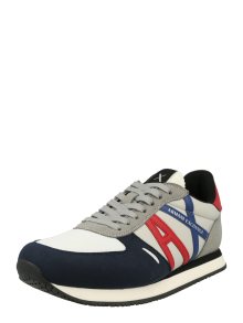 Tenisky Armani Exchange námořnická modř / šedá / červená / bílá