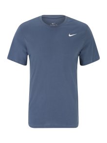 Funkční tričko Nike kouřově modrá / bílá