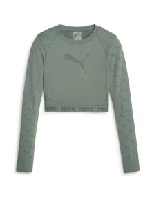 Funkční tričko Puma pastelově zelená / tmavě zelená