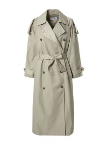 Přechodný kabát Calvin Klein šedobéžová