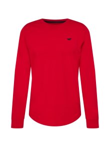 Tričko Hollister červená / černá