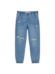 Džíny Bershka modrá džínovina