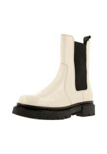 Chelsea boty Bullboxer krémová / černá