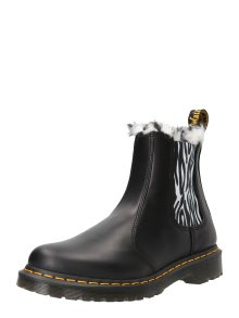 Chelsea boty \'Leonore\' Dr. Martens černá / bílá