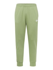 Kalhoty Nike Sportswear světle zelená / bílá