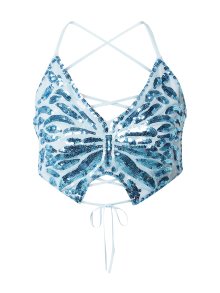 Top Gina Tricot nebeská modř