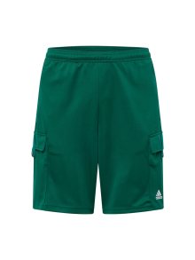 Sportovní kalhoty \'Tiro \' ADIDAS SPORTSWEAR tmavě zelená / bílá