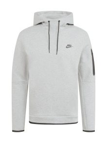 Sportovní mikina Nike světle šedá / černá