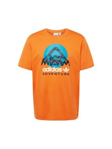 Tričko \'Adventure Mountain Front\' adidas Originals azurová / oranžová / černá