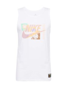 Tričko \'FESTIVAL\' Nike Sportswear sépiová / nefritová / jasně oranžová / bílá