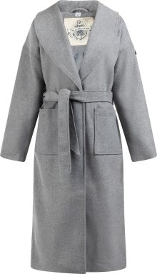 Přechodný kabát DreiMaster Vintage šedý melír