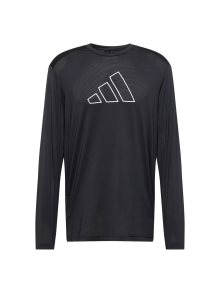 Funkční tričko \'Train Icons Small Logo\' adidas performance světle šedá / černá / bílá