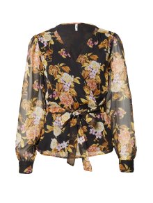 Halenka \'ELLA\' JDY hořčicová / oranžová / růžová / černá