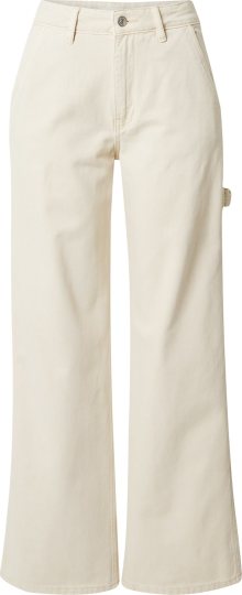 Džíny s kapsami \'Carpenter\' Gina Tricot béžová