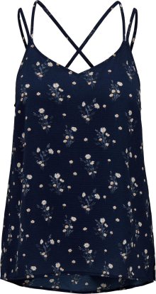Top \'ALBA\' JDY krémová / noční modrá / černá