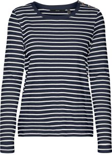 Tričko \'LEXIE APRIL\' Vero Moda námořnická modř / bílá