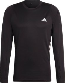 Funkční tričko \'Run Icons 3-Stripes\' adidas performance černá / bílá