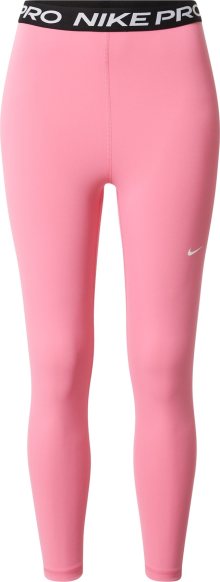 Sportovní kalhoty Nike světle růžová / černá / bílá