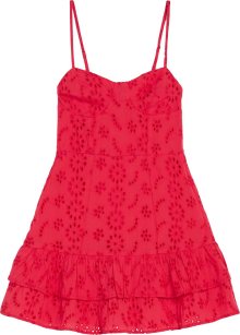 Letní šaty Bershka červená